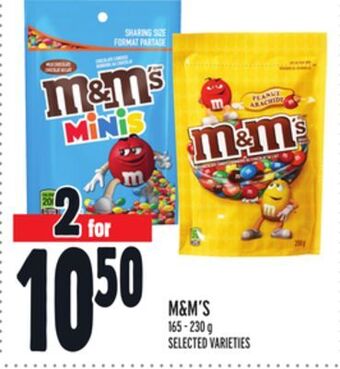 Metro M&m's offer