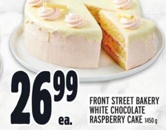 Metro Front street bakery white chocolate raspberry cake offer