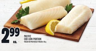 Metro Pacific cod loin portion offer