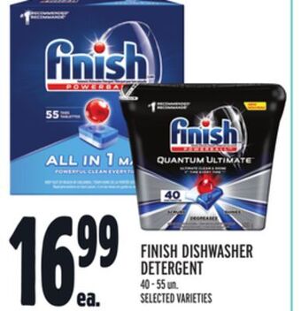 Metro Finish dishwasher detergent offer