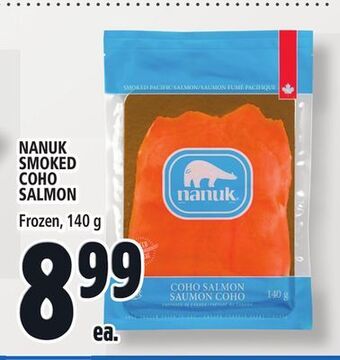 Metro Nanuk smoked coho salmon offer