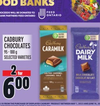 Metro Cadbury chocolates offer