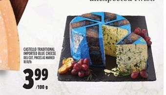 Metro Castello traditional imported blue cheese offer