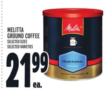 Metro Melitta ground coffee offer