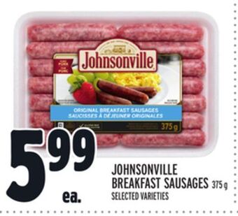 Metro Johnsonville breakfast sausages offer