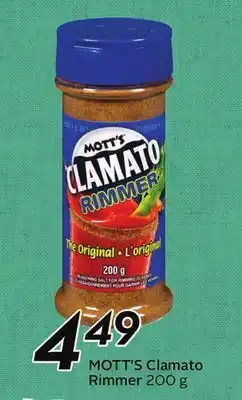 Sobeys Mott's clamato rimmer offer