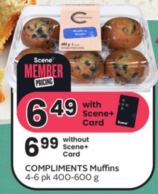 Sobeys Compliments muffins offer