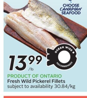 Sobeys Fresh wild pickerel fillets offer