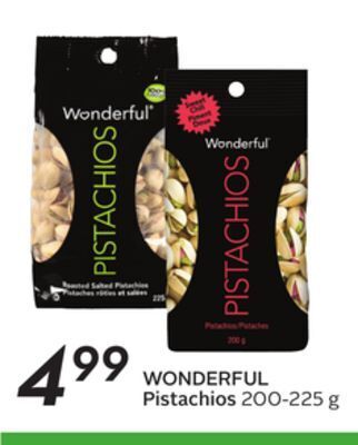 Sobeys Wonderful pistachios offer