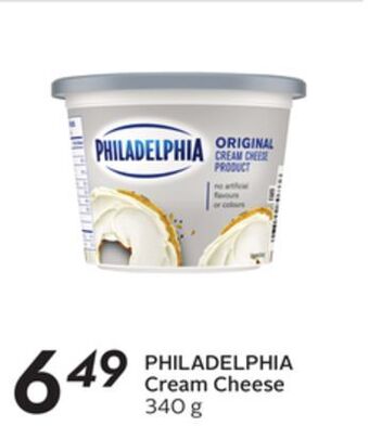 Sobeys Philadelphia cream cheese offer