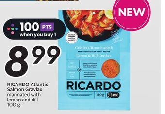 Sobeys Ricardo atlantic salmon gravlax offer