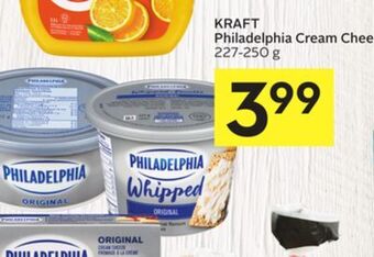 Foodland Kraft philadelphia cream cheese 227-250 g offer