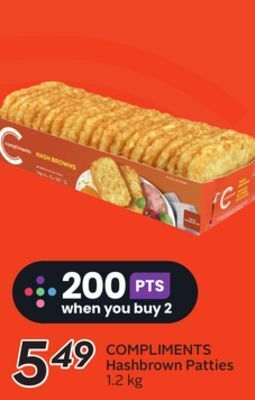 Sobeys Compliments hashbrown patties offer