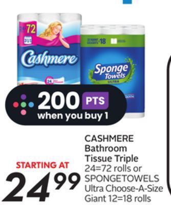 Sobeys Cashmere bathroom tissue offer
