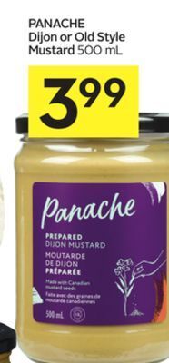 Foodland Panache dijon or old style mustard 500 ml offer