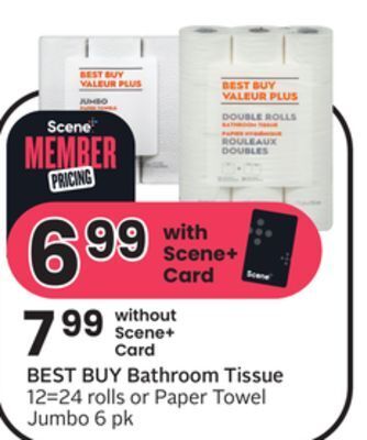 Sobeys Best buy bathroom tissue offer