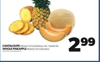 Real Canadian Superstore Cantaloupe or whole pineapple offer