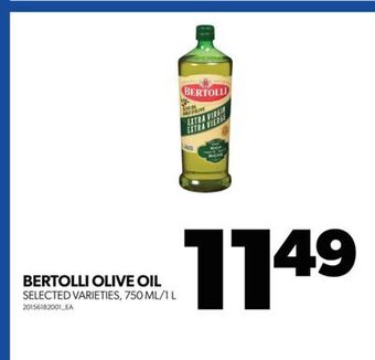 Real Canadian Superstore Bertolli olive oil, 750 ml/1 l offer