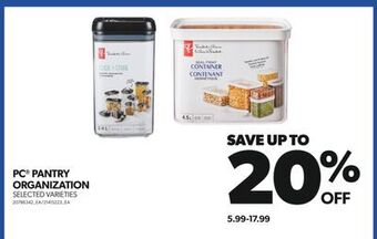 Real Canadian Superstore Pc® pantry organization offer
