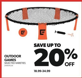 Real Canadian Superstore Outdoor games offer