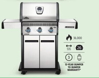 Canadian Tire Napoleon legend ld3 gas grill offer