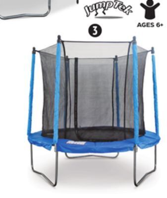 Canadian Tire Jumptek 8' trampoline and safety enclosure combo offer