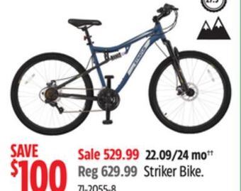 Canadian Tire Stratus striker bike offer