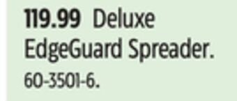 Canadian Tire Scotts deluxe edgeguard spreader offer
