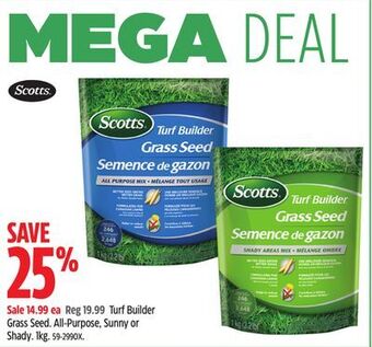 Canadian Tire Scotts turf builder grass seed offer