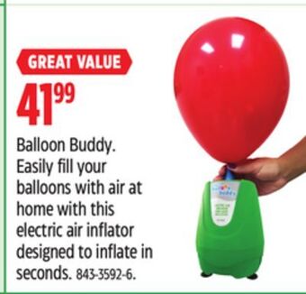 Canadian Tire Balloon buddy offer