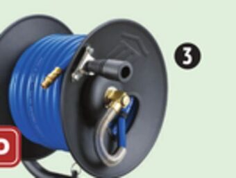 Canadian Tire Mastercraft 3/8 x 50 hose reel with pvc hose offer