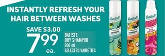 Metro Batiste dry shampoo offer
