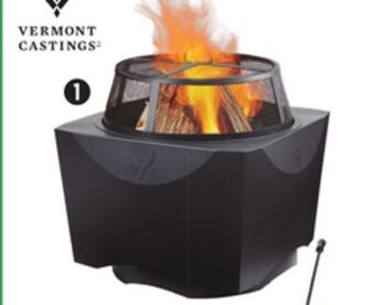 Canadian Tire Vermont castings smokeless cookout fire pit/grill offer