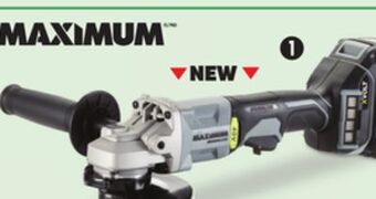 Canadian Tire Maximum 40v 5 angle grinder kit offer