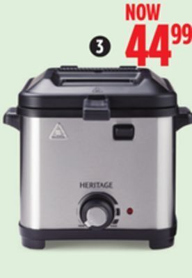 Canadian Tire Heritage 1.5l deep fryer offer