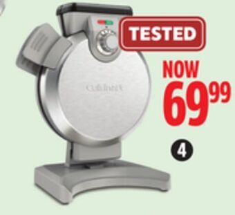 Canadian Tire Cuisinart vertical waffle maker offer