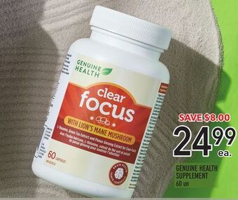 Metro Genuine health supplement offer