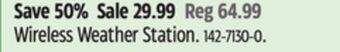 Canadian Tire Wireless weather station offer