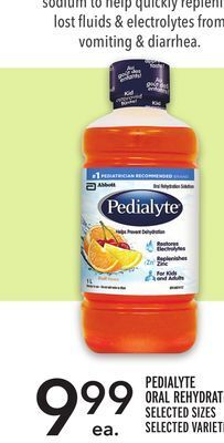 Metro Pedialyte oral rehydration offer