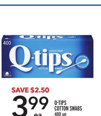 Metro Q-tips cotton swabs offer