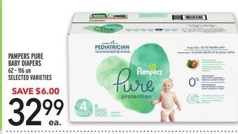 Metro Pampers pure baby diapers offer