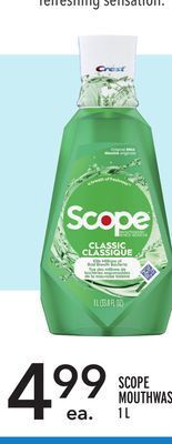 Metro Scope mouthwash offer