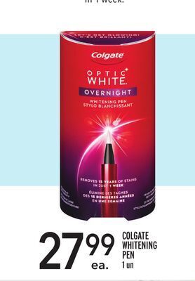 Metro Colgate whitening pen offer