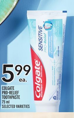 Metro Colgate pro-relief toothpaste offer