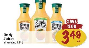Farm Boy Simply juices offer