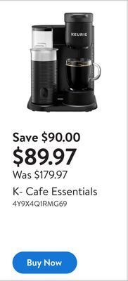 Walmart K- cafe essentials offer