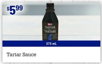 M & M Food Market Tartar sauce offer