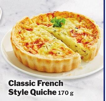 M & M Food Market Classic french style quiche offer