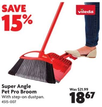 Home Hardware Super angle pet pro broom offer