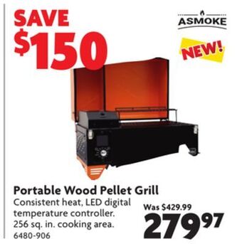 Home Hardware Portable wood pellet grill offer